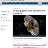 “El ‘ojo gigante’ que escudriñará la galaxia” (El Mundo, 23 Oct 2013)