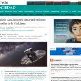 La misión Gaia, lista para censar mil millones de estrellas de la Vía Láctea (El País, 28 Jun 2013)
