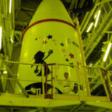 Soyuz launcher and Gaia at the launch pad