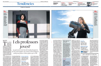 I els professors joves? (La Vanguardia, 27 Feb 2014)