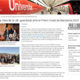 El grup Gaia de la UB, guardonat amb el Premi Ciutat de Barcelona 2013 (Universitat de Barcelona, 12 Feb 2014)