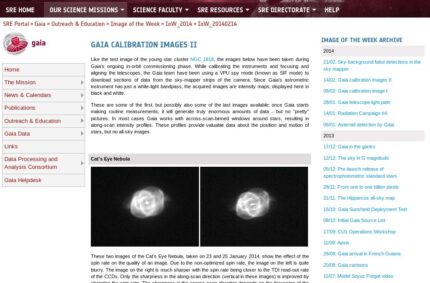 Gaia calibration images II (ESA Gaia Outreach & Education, 14 Feb 2014)