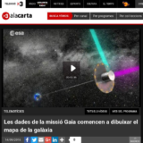 Les dades de la missió Gaia comencen a dibuixar el mapa de la galàxia (Telenotícies migdia, 14 Set 2016)