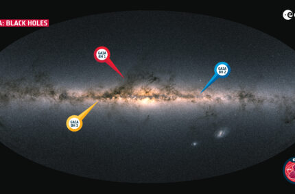 Gaia detecta el agujero negro más masivo de origen estelar en la Vía Láctea
